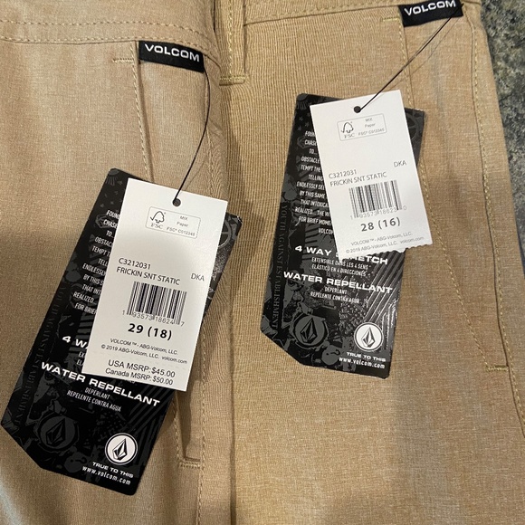 Youth Boys Volcom Surf and Turf Shorts - Picture 3 of 3